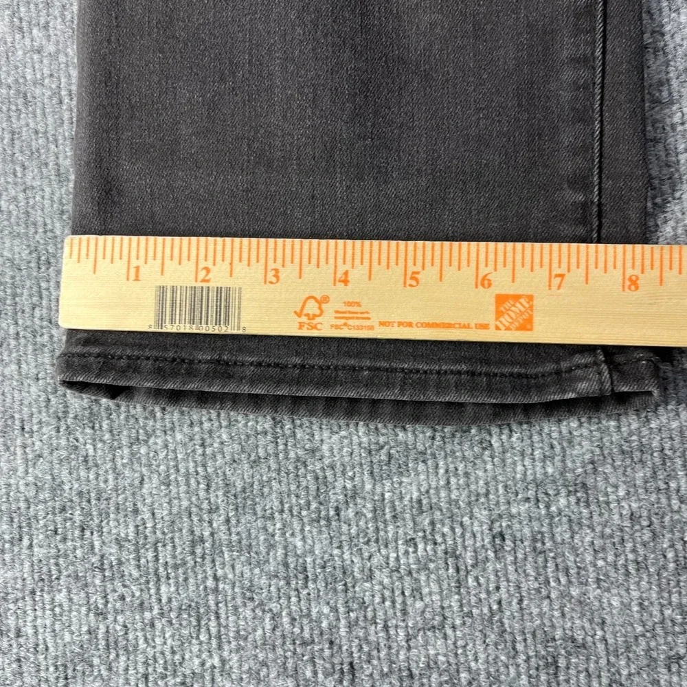 Old Navy Straight Built-in Flex Jeans Boys 16 Black Denim Zip Fly‎ - 32X28.5